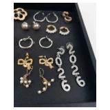 Assorted Fashion Earrings (Lot of 13 Pairs)
