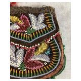 Antique Native American Beaded Bag - Bought on a Train in 1850's