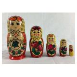 Hand Painted Traditional Matryoshka Wooden Russian Nesting Dolls Sets