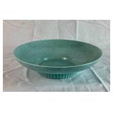 Vintage Red Wing Pottery Blue Teal Speckled Bowl #1592 circa 1960
