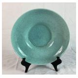 Vintage Red Wing Pottery Blue Teal Speckled Bowl #1592 circa 1960