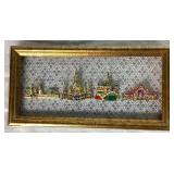 Assortment of Asian Décor - Knots, Fans, Faux Ivory Dragon Vases and Tapestry