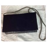 Vintage Zardozi Embroidered Velvet and Pleated Kiss Lock Evening Bags