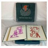 Two Chinese Paper-Cut Art Books