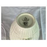Black Mark Belleek Limpet Shell Teapot, Pitcher and Coffee Server