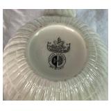 Black Mark Belleek Limpet Shell Teapot, Pitcher and Coffee Server