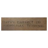 Davis Cabinet Co. Walnut 5 Drawer Highboy Dresser with Coordinating 2 Drawer Nightstand