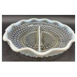 Variety of Vintage Opalescent Hobnail Serving Dishes