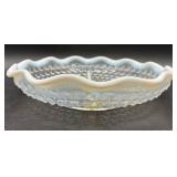 Variety of Vintage Opalescent Hobnail Serving Dishes