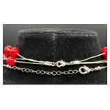 Assortment of Beaded Necklaces, Bracelets, Earrings and Brooch