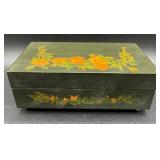 Vintage Cloisonne, Glass Beaded and Enamel Bracelets plus Two Jewelry Boxes