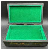 Vintage Cloisonne, Glass Beaded and Enamel Bracelets plus Two Jewelry Boxes