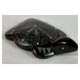 Zuni Pueblo Turtle Fetish by Jonathan Natewa and Amazonite Stone Turtle Bundle