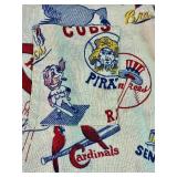 Vintage Campus Boy's Baseball Button Down Shirt - Size 12 Youth