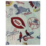 Vintage Campus Boy's Baseball Button Down Shirt - Size 12 Youth