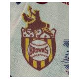Vintage Campus Boy's Baseball Button Down Shirt - Size 12 Youth