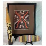3 Piece Assortment of Australian Aboriginal Artwork