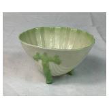 Green Neptune Belleek Porcelain Cabaret Tea Set 3rd Mark Black