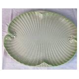 Green Neptune Belleek Porcelain Cabaret Tea Set 3rd Mark Black