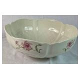Vintage Belleek Country Trellis Pink Lily Collection - Blue 8th Mark and Black 10th Mark