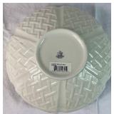Vintage Belleek Country Trellis Pink Lily Collection - Blue 8th Mark and Black 10th Mark