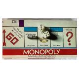 Vintage Game Bundle - Renaissance Chessman Chess Set, Monopoly and Deluxe Edition Scrabble