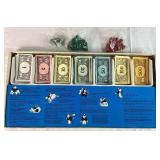 Vintage Game Bundle - Renaissance Chessman Chess Set, Monopoly and Deluxe Edition Scrabble
