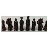 Vintage Game Bundle - Renaissance Chessman Chess Set, Monopoly and Deluxe Edition Scrabble