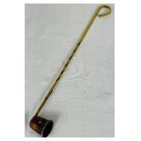 5 Piece Assortment of Coppercraft Guild Candle Stands & Trinket Dish plus a Brass and Copper Candle Snuffer
