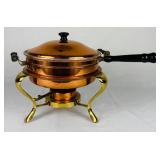 Vintage Copper Chafing Dish and Coppercraft Guild Serving Teapot