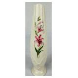 Belleek Ireland Country Trellis Pink Lily Candlestick Holders and Vases - Blue 8th Mark