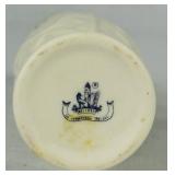 Belleek Ireland Country Trellis Pink Lily Candlestick Holders and Vases - Blue 8th Mark