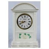 Belleek Glenveigh Mantel Clock 7th Mark and Belleek Nadine Fruit Bowl Black Millennium 2000