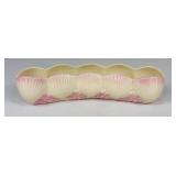 Vintage Irish Belleek Porcelain Bundle of Pink Candy Tray and Vases