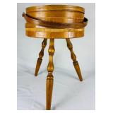 Vintage Singer Touch & Sew Special Zig-Zag Model 638, Singer Accessories Box plus Round Wood Barrel 3 Leg Vintage Sewing Box