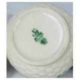 Vintage Belleek Porcelain Creamer Assortment - 5 Pieces - Black and Green Marks