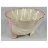 Belleek Irish Porcelain Pink Shell Neptune and Pink Lotus Collection