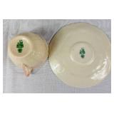 Belleek Irish Porcelain Pink Shell Neptune and Pink Lotus Collection
