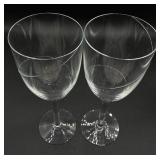 Kosta Boda Hand Blown Crystal 'Line' Wine Glasses - Set of 10