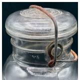 Vintage Drey and Ball Ideal Mason Jars with Wire Bails & Glass Lids