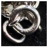 Two Sterling Silver Charm Bracelets