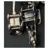 Two Sterling Silver Charm Bracelets