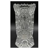 Hobnail Glass Deviled Egg Platter and 5 Vintage Vases