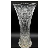 Hobnail Glass Deviled Egg Platter and 5 Vintage Vases