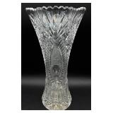 Hobnail Glass Deviled Egg Platter and 5 Vintage Vases