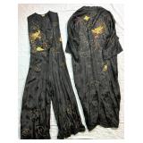 Women's Vintage Japanese Jumpsuit and Robe - Size Med