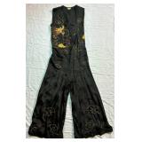 Women's Vintage Japanese Jumpsuit and Robe - Size Med