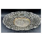 Pierced Vintage Electro-Plated EPNS Silver Bowl