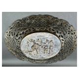 Pierced Vintage Electro-Plated EPNS Silver Bowl
