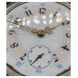 Antique Elgin National Watch Co. 15 Jewels Pocket Watch with Pocket Watch Display Dome